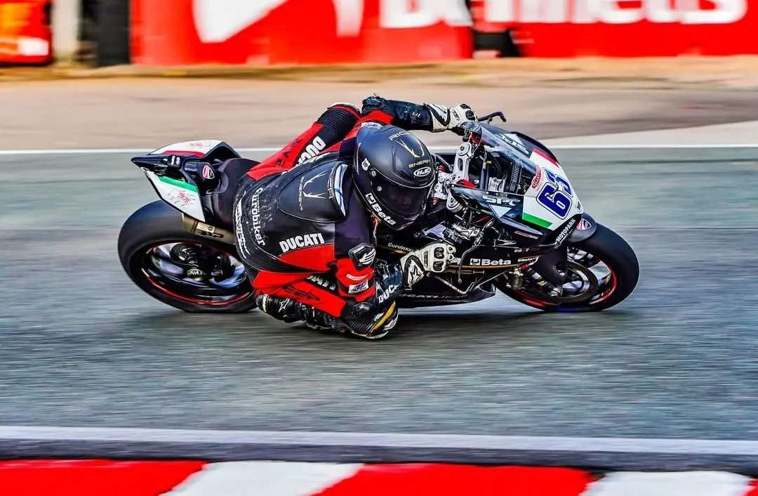 Kantola on the Ducati
